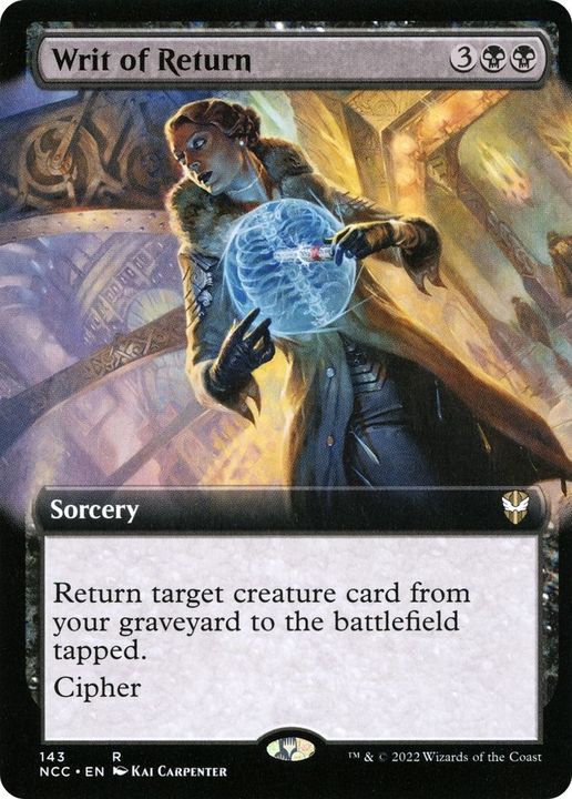 Writ of Return in the group Magic the Gathering / Sets / New Capenna Commander at Proxyprinters.com (22913)