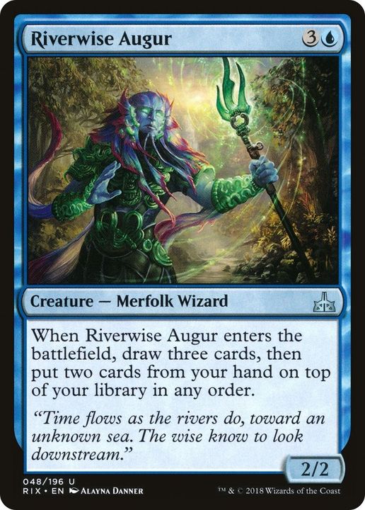 Riverwise Augur in the group Magic the Gathering / Types / Creatures / Wizard at Proxyprinters.com (22916)