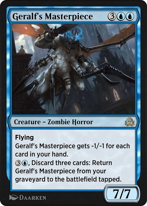 Geralf's Masterpiece in the group Magic the Gathering / Types / Creatures / Zombie at Proxyprinters.com (22918)