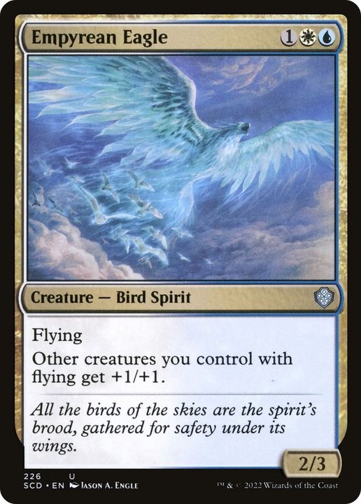 Empyrean Eagle in the group Magic the Gathering / Types / Colors / Multicolors / U, W at Proxyprinters.com (22929)