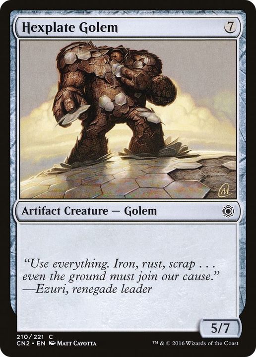 Hexplate Golem in the group Magic the Gathering / Types / Colors / Colorless at Proxyprinters.com (22932)