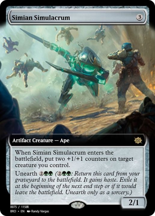 Simian Simulacrum in the group Magic the Gathering / Types / Colors / Colorless at Proxyprinters.com (22939)