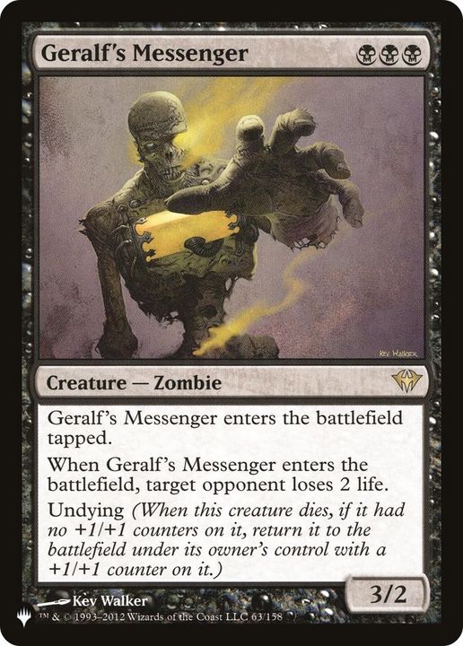 Geralf's Messenger in the group Magic the Gathering / Types / Creatures / Zombie at Proxyprinters.com (22948)