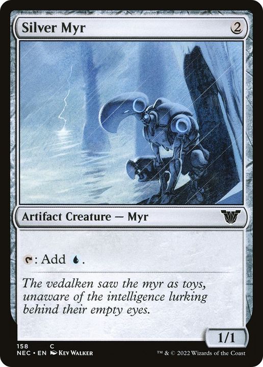 Silver Myr in the group Magic the Gathering / Sets / Neon Dynasty Commander at Proxyprinters.com (22949)