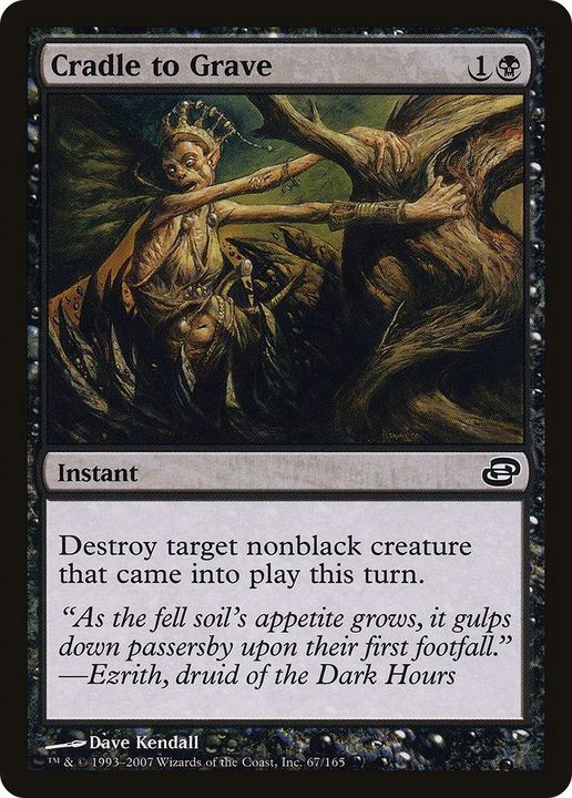 Cradle to Grave in the group Magic the Gathering / Types / Colors / Black at Proxyprinters.com (22954)