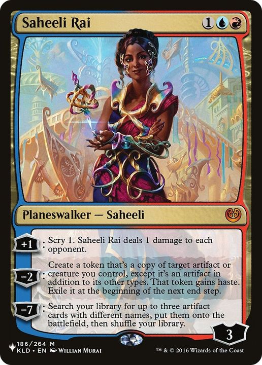 Saheeli Rai in the group Magic the Gathering / Types / Colors / Multicolors / R, U at Proxyprinters.com (22975)