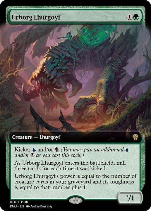 Urborg Lhurgoyf in the group Magic the Gathering / Types / Colors / Green at Proxyprinters.com (2298)