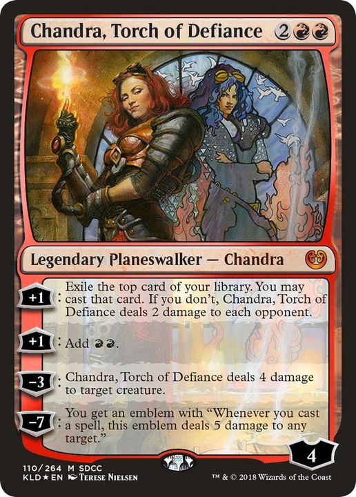 Chandra, Torch of Defiance in the group Magic the Gathering / Types / Colors / Red at Proxyprinters.com (22984)