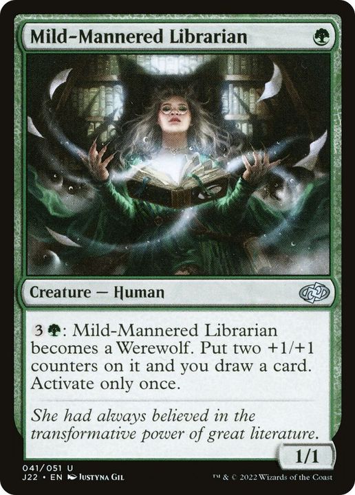 Mild-Mannered Librarian in the group Magic the Gathering / Types / Creatures / Human at Proxyprinters.com (23012)