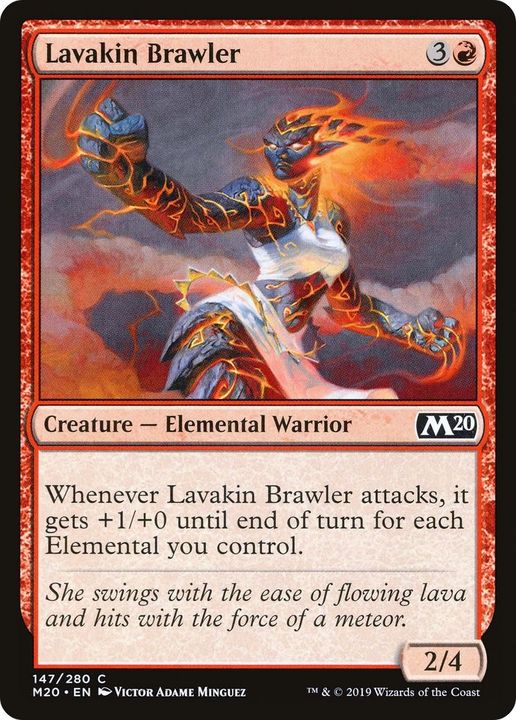 Lavakin Brawler in the group Magic the Gathering / Types / Creatures / Warrior at Proxyprinters.com (23013)