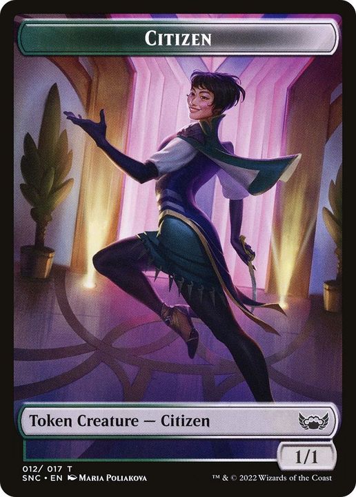 Citizen in the group Magic the Gathering / Sets / Streets of New Capenna Tokens at Proxyprinters.com (23046)