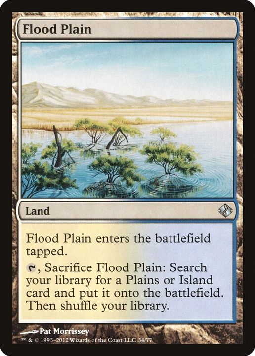 Flood Plain in the group Magic the Gathering / Sets / Duel Decks: Venser vs. Koth at Proxyprinters.com (23057)