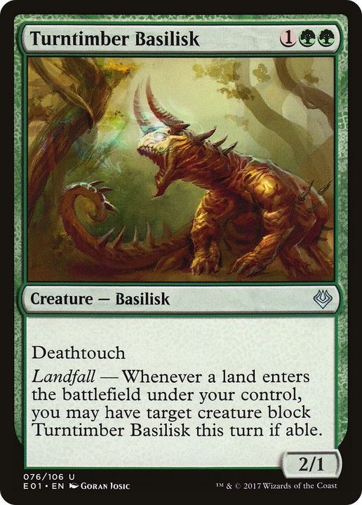 Turntimber Basilisk in the group Magic the Gathering / Types / Colors / Green at Proxyprinters.com (23092)