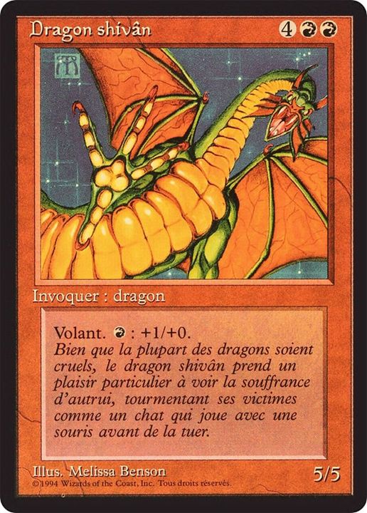 Shivan Dragon in the group Magic the Gathering / Types / Colors / Red at Proxyprinters.com (23095)