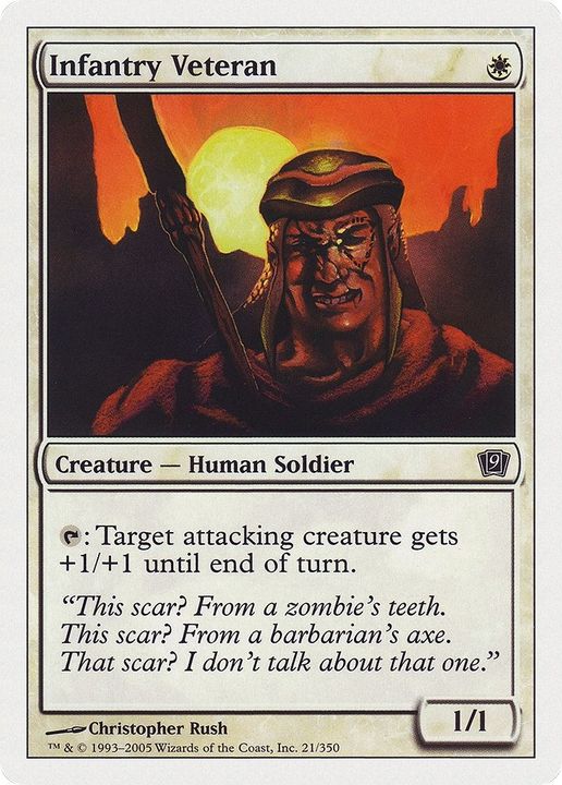 Infantry Veteran in the group Magic the Gathering / Sets / Ninth Edition at Proxyprinters.com (23108)