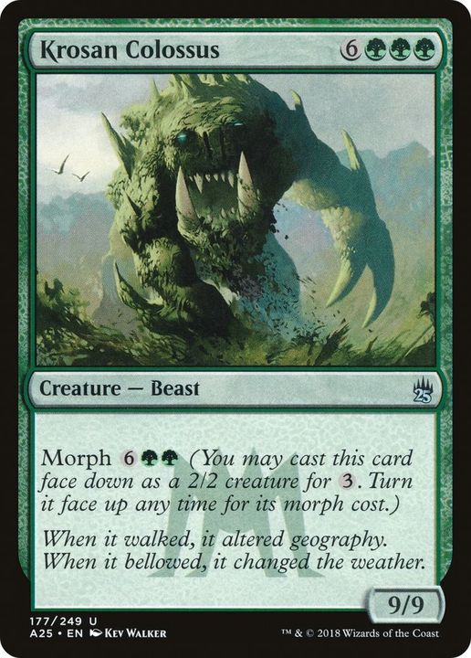 Krosan Colossus in the group Magic the Gathering / Types / Colors / Green at Proxyprinters.com (23136)