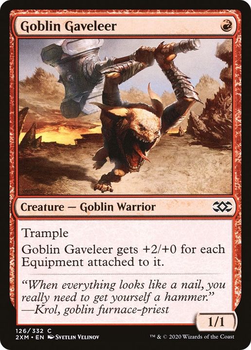 Goblin Gaveleer in the group Magic the Gathering / Types / Creatures / Warrior at Proxyprinters.com (23141)