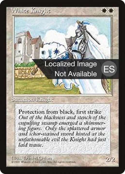 White Knight in the group Magic the Gathering / Types / Creatures / Human at Proxyprinters.com (23151)