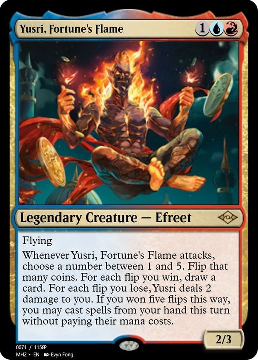 Yusri, Fortune's Flame in the group Magic the Gathering / Types / Colors / Multicolors / R, U at Proxyprinters.com (23169)