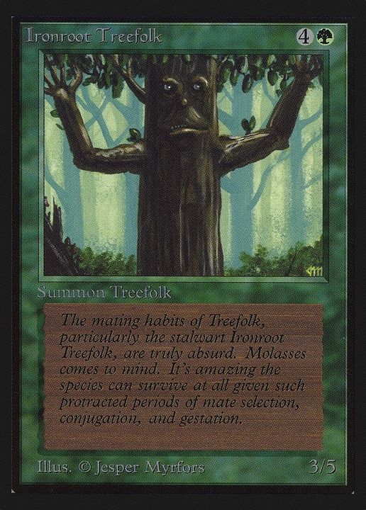 Ironroot Treefolk in the group Magic the Gathering / Types / Colors / Green at Proxyprinters.com (23181)