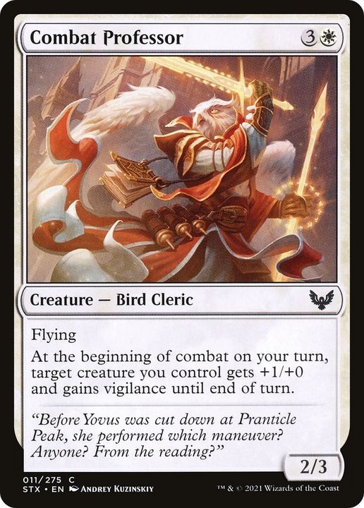 Combat Professor in the group Magic the Gathering / Types / Colors / White at Proxyprinters.com (23192)