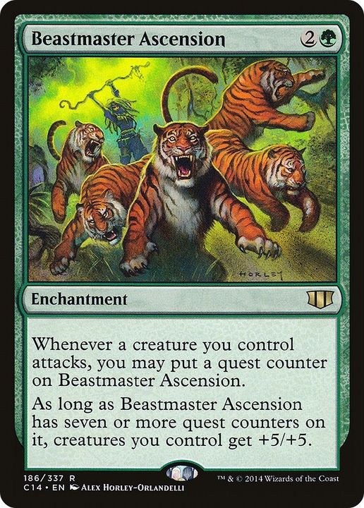 Beastmaster Ascension in the group Magic the Gathering / Types / Enchantment / Enchantment at Proxyprinters.com (232)