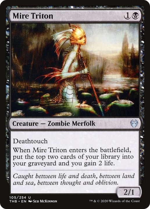 Mire Triton in the group Magic the Gathering / Types / Creatures / Zombie at Proxyprinters.com (23233)