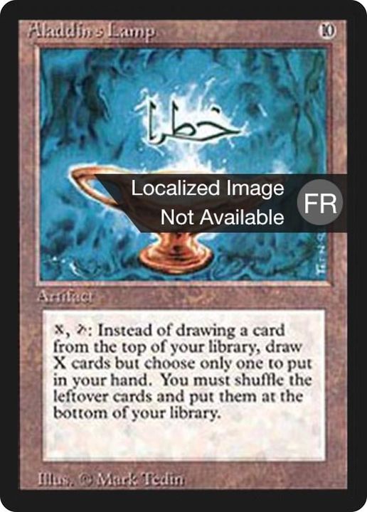 Aladdin's Lamp in the group Magic the Gathering / Sets / Foreign Black Border at Proxyprinters.com (23253)