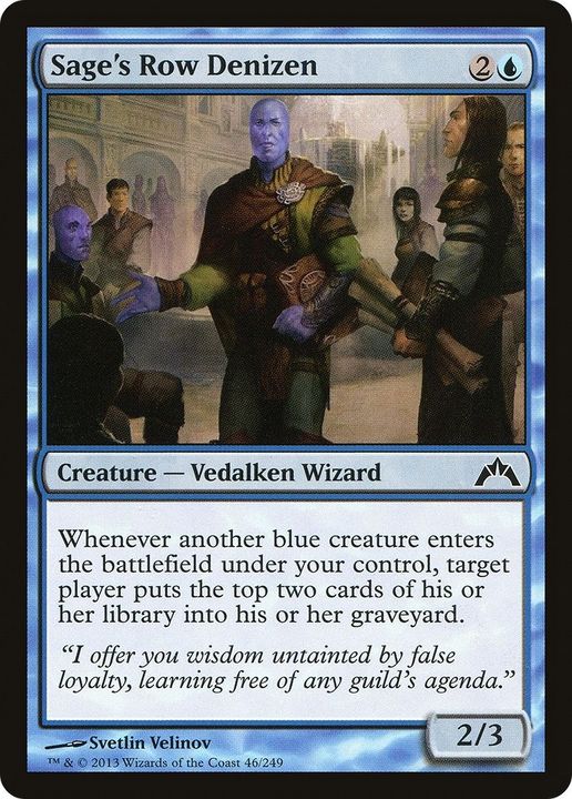 Sage's Row Denizen in the group Magic the Gathering / Sets / Global Series Jiang Yanggu & Mu Yanling at Proxyprinters.com (2326)