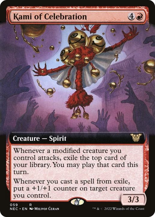 Kami of Celebration in the group Magic the Gathering / Types / Colors / Red at Proxyprinters.com (23270)