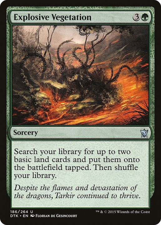 Explosive Vegetation in the group Magic the Gathering / Sets / Dragons of Tarkir at Proxyprinters.com (23280)