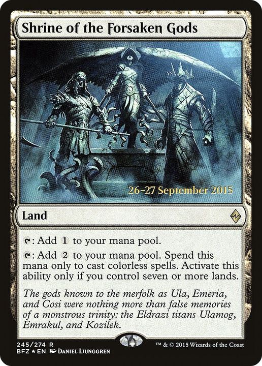 Shrine of the Forsaken Gods in the group Magic the Gathering / Types / Colors / Colorless at Proxyprinters.com (23281)