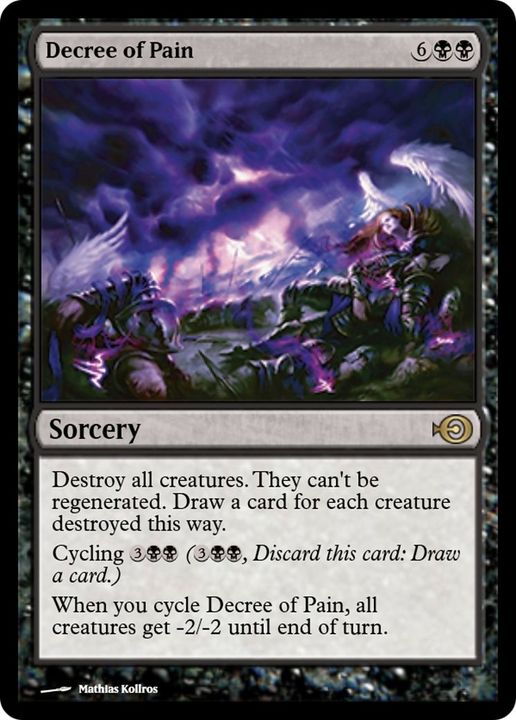 Decree of Pain in the group Magic the Gathering / Types / Colors / Black at Proxyprinters.com (23284)