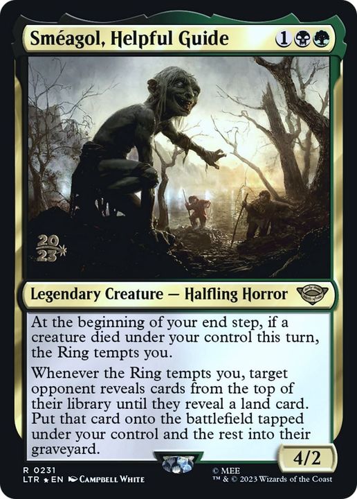 Sméagol, Helpful Guide in the group Magic the Gathering / Types / Colors / Multicolors / B, G at Proxyprinters.com (23285)