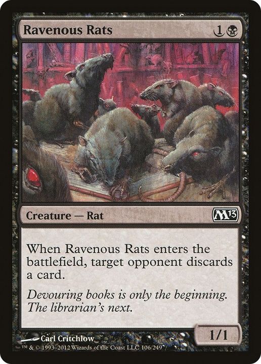 Ravenous Rats in the group Magic the Gathering / Sets / Magic 2014 at Proxyprinters.com (2331)