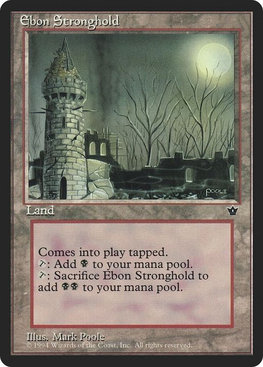 Ebon Stronghold in the group Magic the Gathering / Types / Colors / Colorless at Proxyprinters.com (23310)