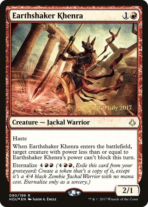 Earthshaker Khenra in the group Magic the Gathering / Sets / Hour of Devastation Promos at Proxyprinters.com (2333)