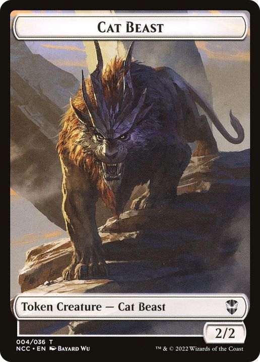 Cat Beast in the group Magic the Gathering / Types / Colors / White at Proxyprinters.com (23335)