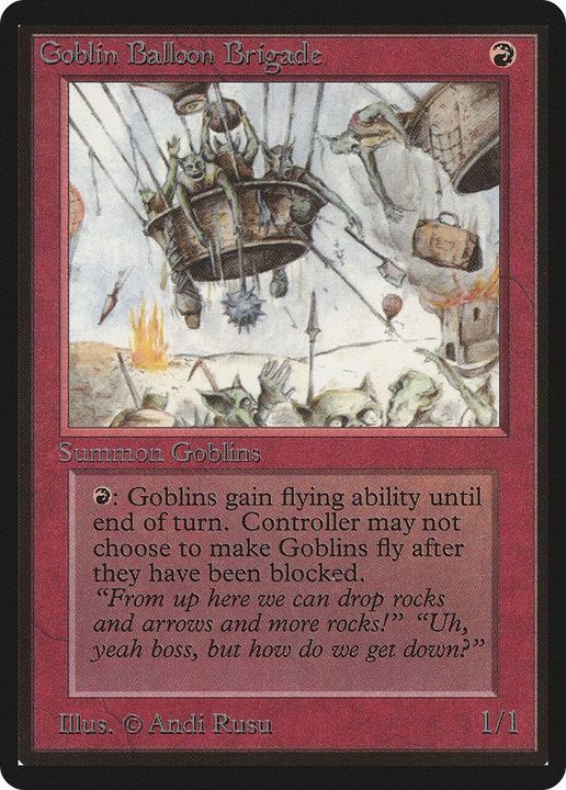 Goblin Balloon Brigade in the group Magic the Gathering / Sets / Limited Edition Beta at Proxyprinters.com (23354)