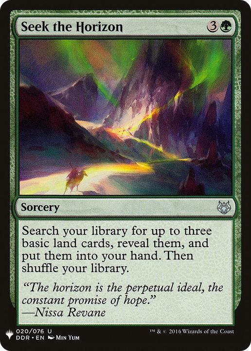 Seek the Horizon in the group Magic the Gathering / Types / Colors / Green at Proxyprinters.com (23362)