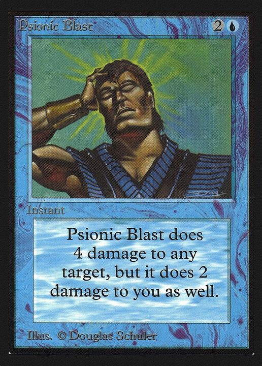 Psionic Blast in the group Magic the Gathering / Sets / Collectors' Edition at Proxyprinters.com (23375)