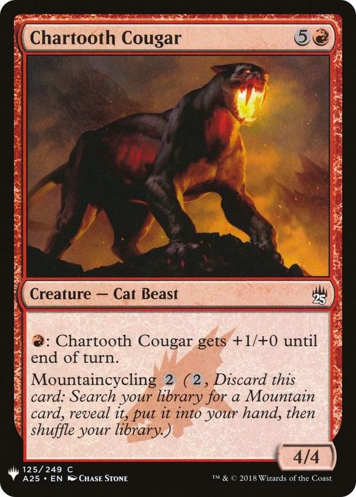 Chartooth Cougar in the group Singles at Proxyprinters.com (23385)