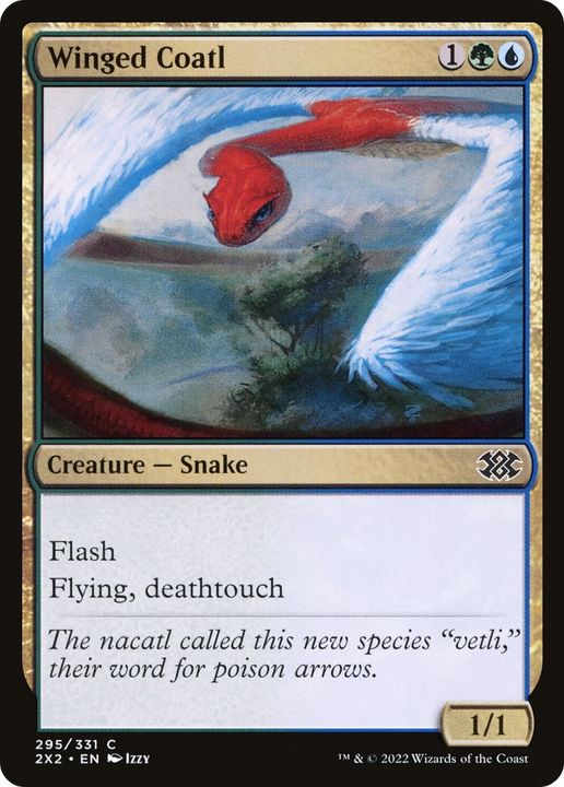 Winged Coatl in the group Magic the Gathering / Sets / Double Masters 2022 at Proxyprinters.com (23410)