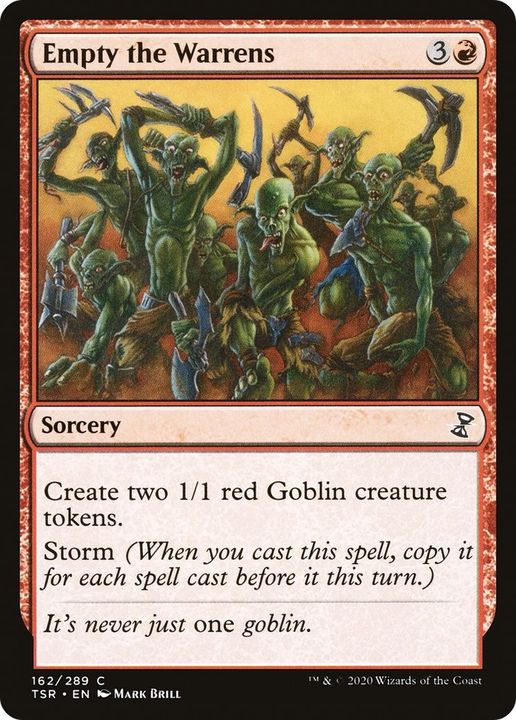 Empty the Warrens in the group Magic the Gathering / Types / Colors / Red at Proxyprinters.com (2342)