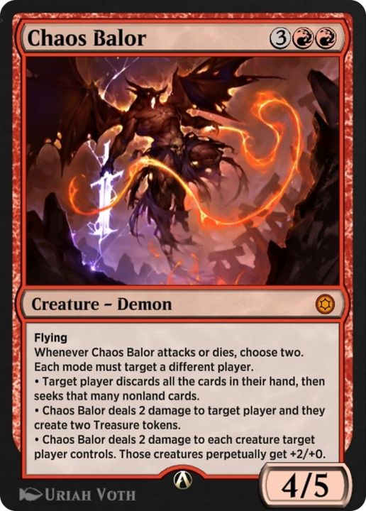 Chaos Balor in the group Magic the Gathering / Sets / Alchemy Horizons: Baldur's Gate at Proxyprinters.com (2344)