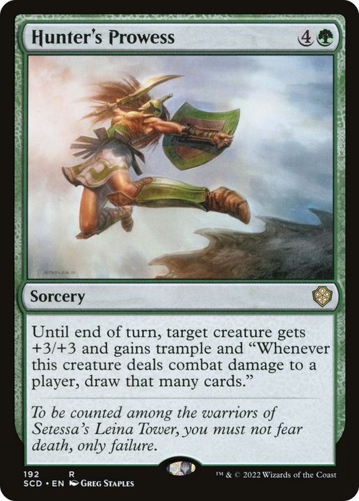 Hunter's Prowess in the group Magic the Gathering / Types / Colors / Green at Proxyprinters.com (23444)