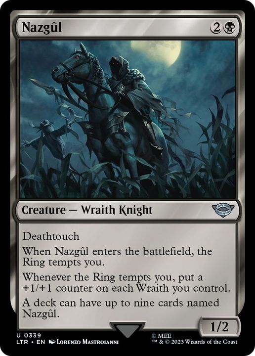 Nazgûl in the group Magic the Gathering / Sets / The Lord of the Rings: Tales of Middle-earth at Proxyprinters.com (23446)