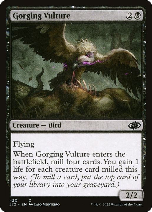 Gorging Vulture in the group Magic the Gathering / Sets / Jumpstart 2022 at Proxyprinters.com (2345)