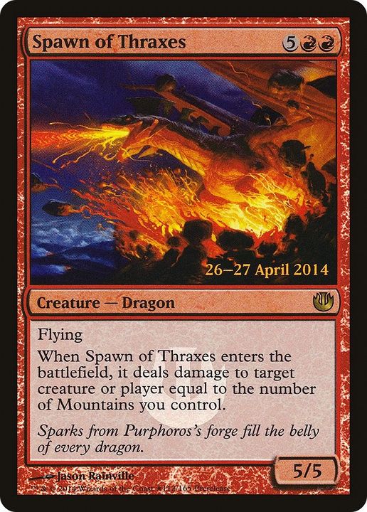 Spawn of Thraxes in the group Magic the Gathering / Types / Colors / Red at Proxyprinters.com (23454)