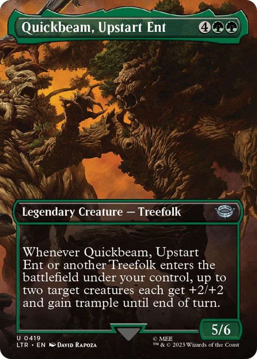 Quickbeam, Upstart Ent in the group Magic the Gathering / Types / Colors / Green at Proxyprinters.com (23461)